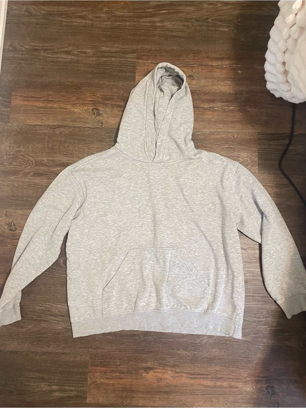 H&M Light Gray Men's Pullover Hoodie